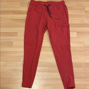 Men’s Small Red Alphalete Joggers